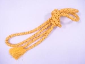 リサイクル　和装小物　帯締め　金糸　フォーマル　正絹　手組　丸組